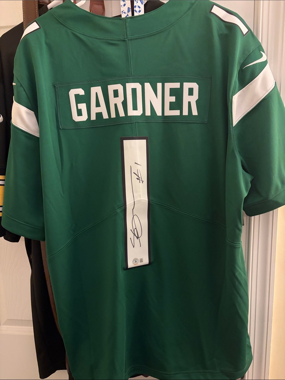 Sauce Gardner Autographed Nike Beckett Witnessed Jersey with White Number 1